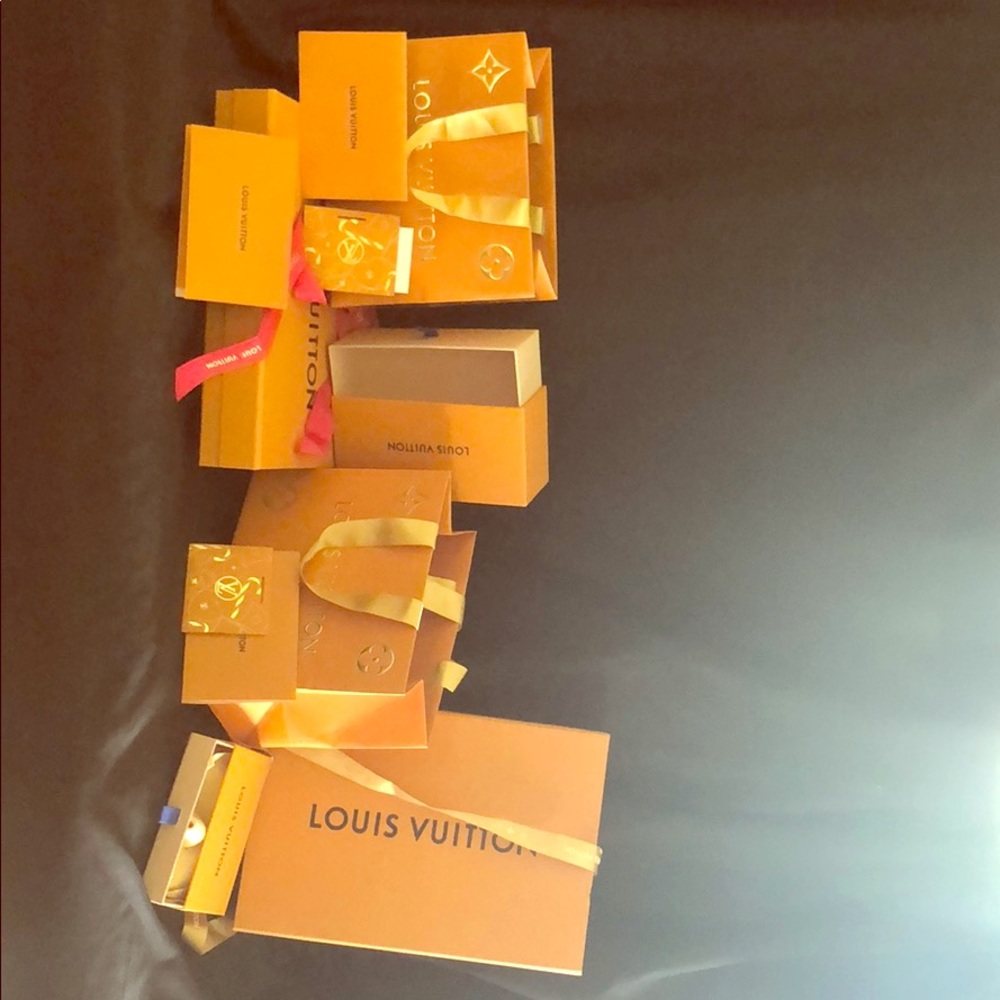 Louis Vuitton gift boxes/ bags bundle